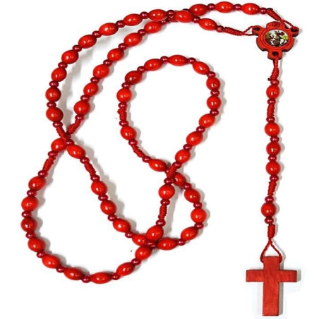 terço de são jorge – madeira vermelha