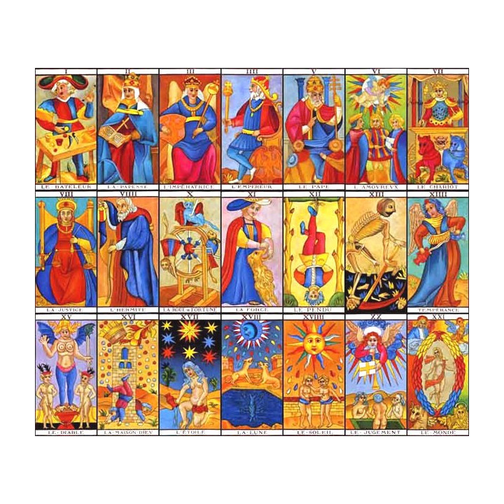 22 arcanos maiores – tarot marselha