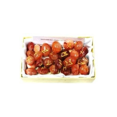 runas – pedra cornalina