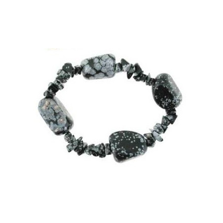 pulseira obsidiana – 4 pedras