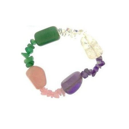 pulseira quartzos – 4 pedras
