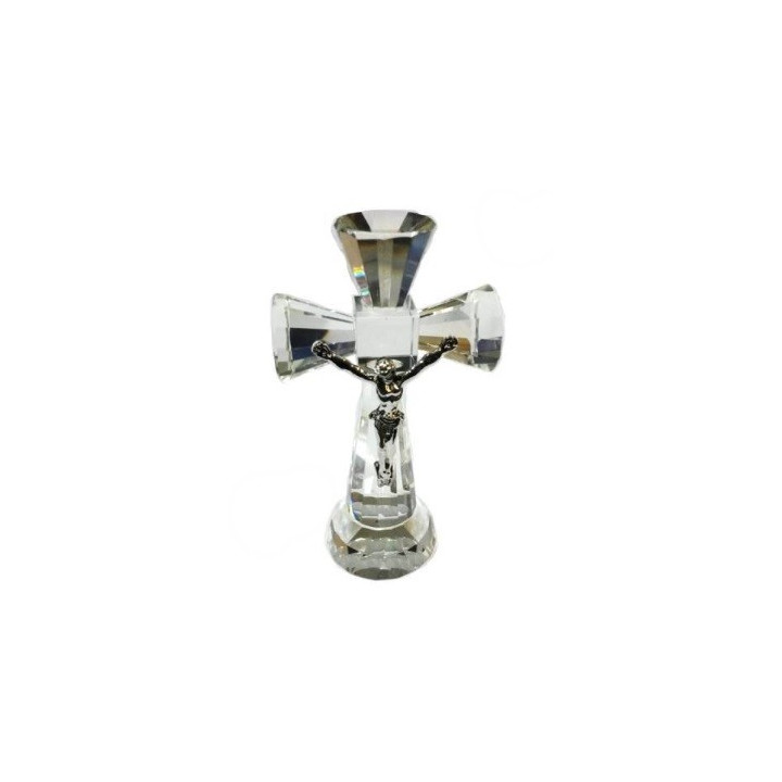 crucifixo de mesa – vidro pequeno