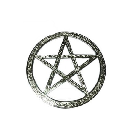 pentagram 15cm - nickel