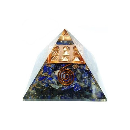 pirâmide orgonite lapis lazuli – 7 x 7