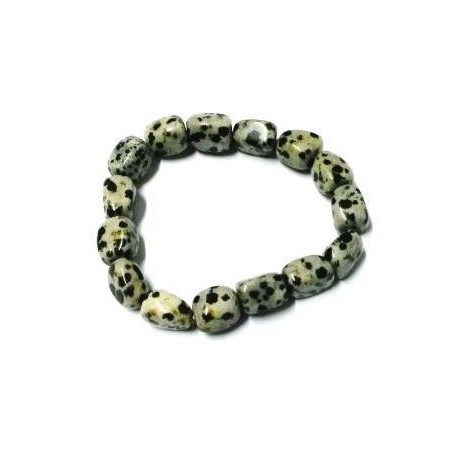 pulseira jaspe dalmata – pedras