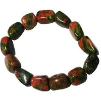 pulseira unakita – pedras