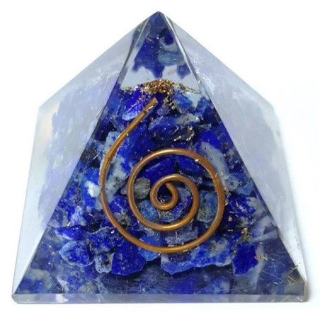 pirâmide orgonite lapis lazuli – 4 x 4