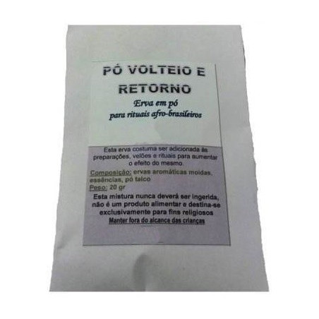 pó especial – volteio e retorno