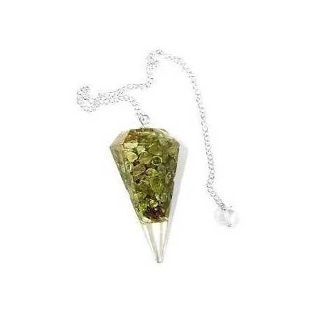 pêndulo orgonite – peridoto