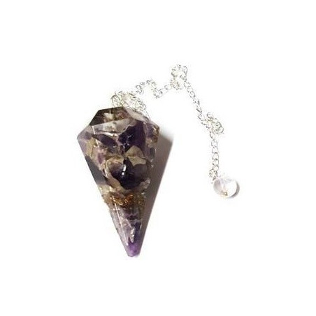 pêndulo orgonite – ametista