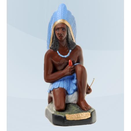 caboclo pena azul – 40cm