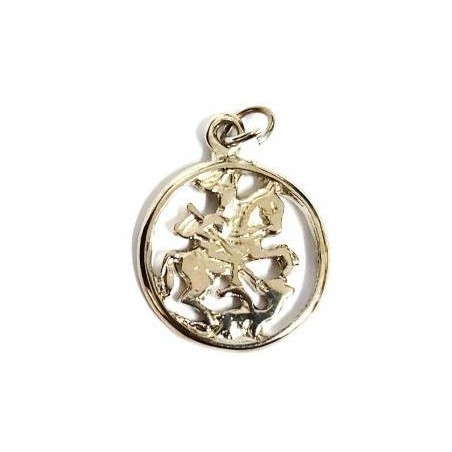 medalha de são jorge (metal)