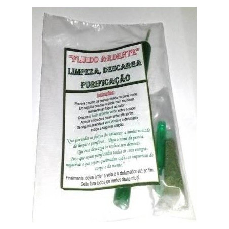 fluido ardente de limpeza