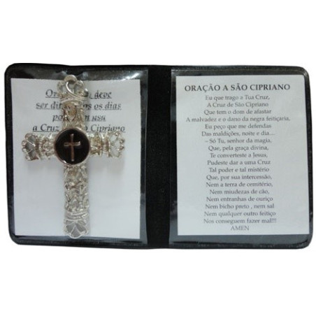 cruz de são cipriano – fundo preto