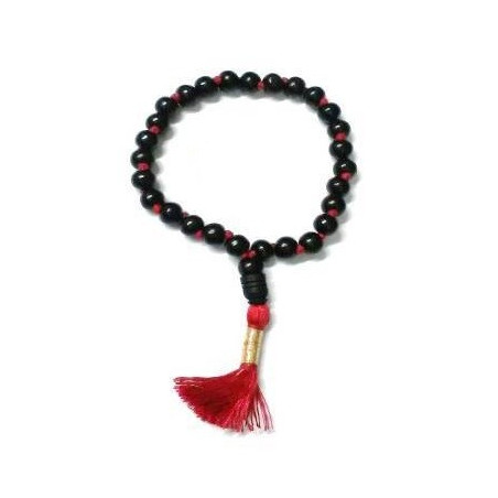 pulseira japamala pau-rosa