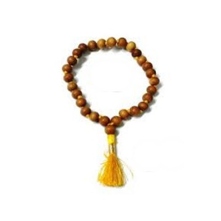 pulseira japamala sândalo