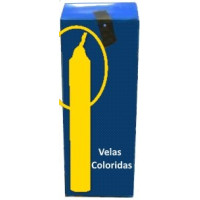 caixa de 20 velas amarelas (20×20)