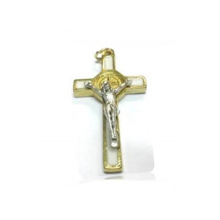 cruz de são bento em metal – 4cm