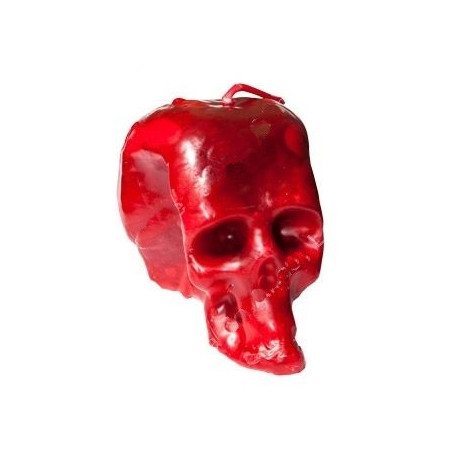 vela caveira vermelha