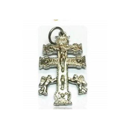 cruz de caravaca prateada – 2,5cm