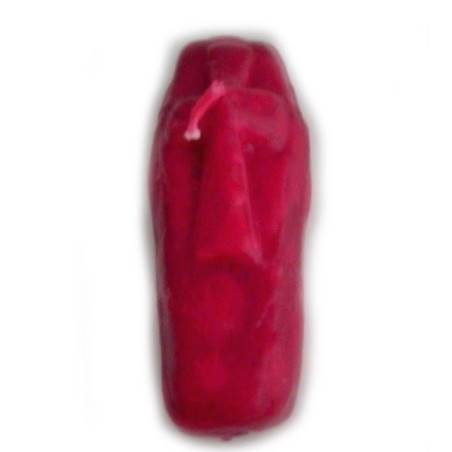 vela caixão vermelho