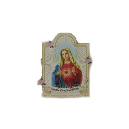 cartão – sagrado coração maria