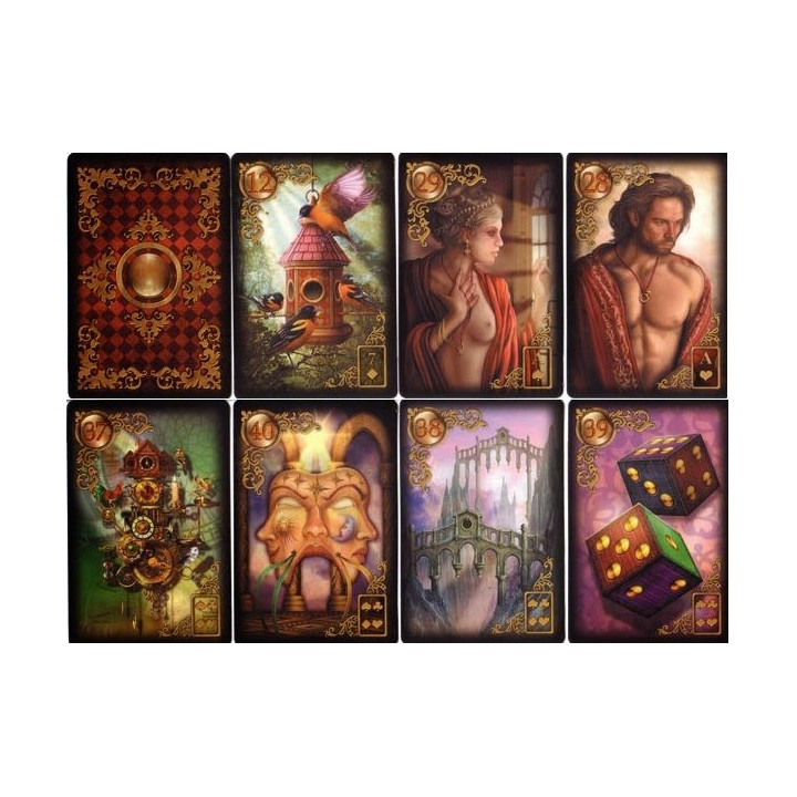 gilded reverie lenormand (oraculo cigano)