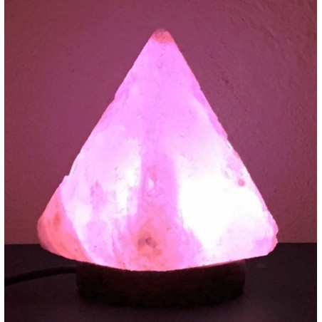 Candeeiro de sal USB Pirâmide 500/700 gr