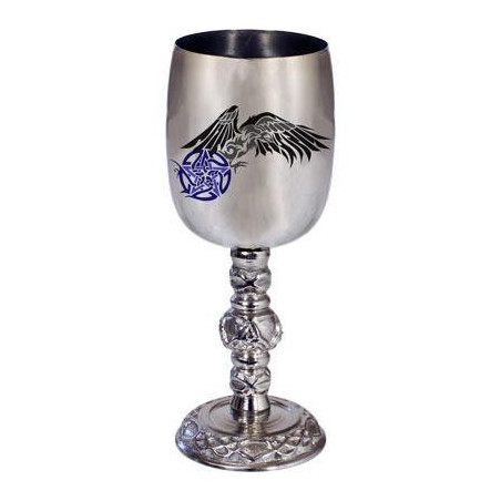 Cálice - Corvo e Pentagrama