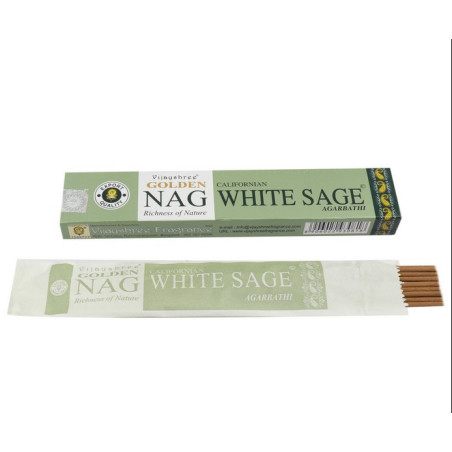 Incenso Golden White Sage 15 Gr - Salvia Branca