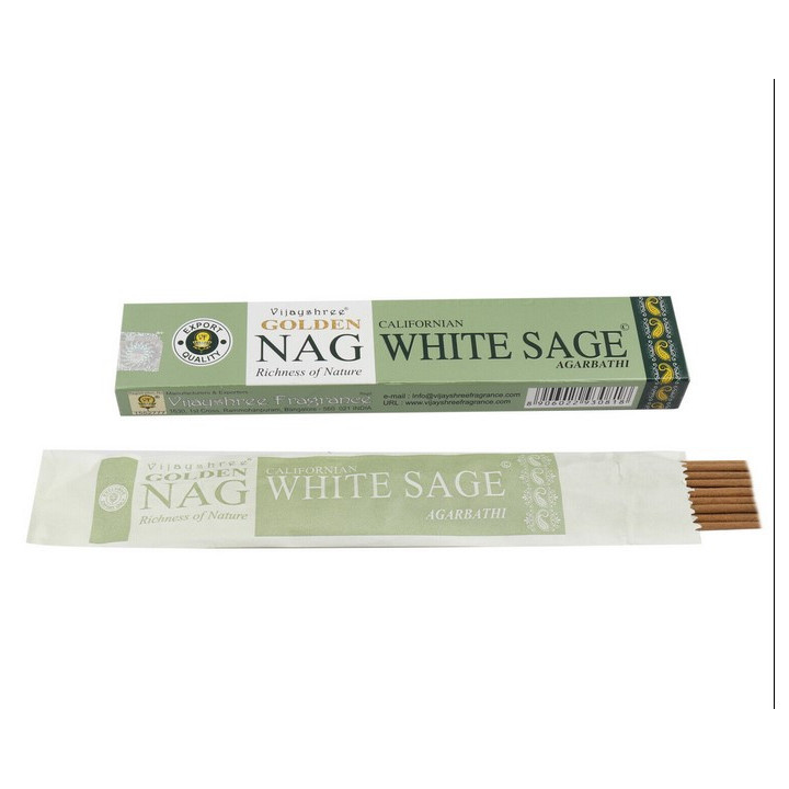 Incenso Golden White Sage 15 Gr - Salvia Branca