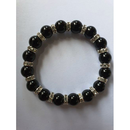 Pulseira Mineral Turmalina Negra