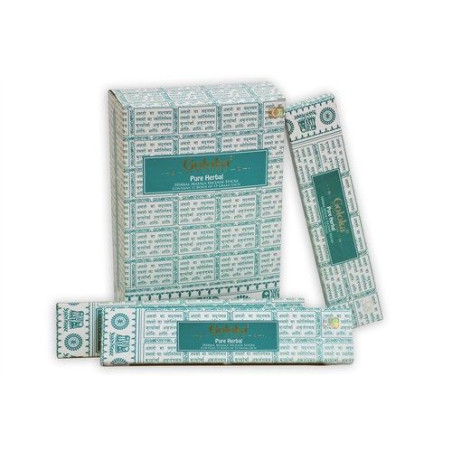 INCENSO GOLOKA PURE HERBAL 15GR - Caixa de 12