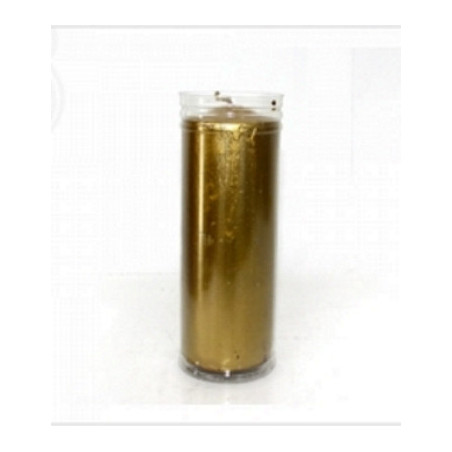 Vela Copo Plastico Dourada