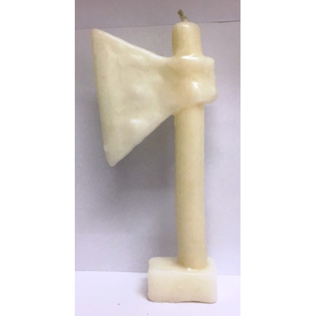 Vela Machado Branco - 20cm