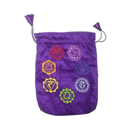 Bolsa Veludo - Chakras Roxo