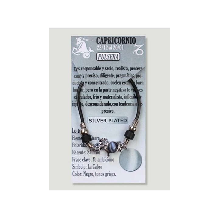 Pulseira Signo Capricórnio - Prateado