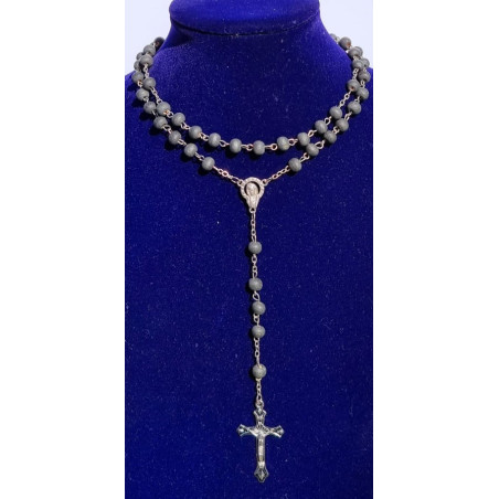 Terço de Madeira Preto