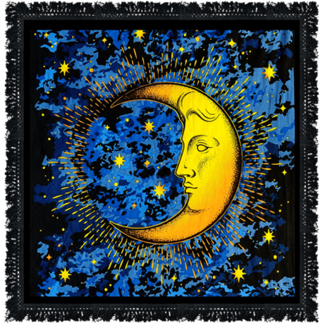 Pano Lua e Estrelas 65x65cm