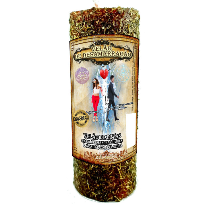 Velão de Desamarração - vela de ervas