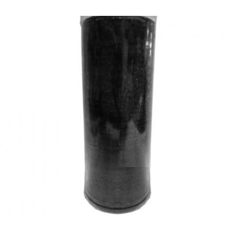 vela copo plástico preta