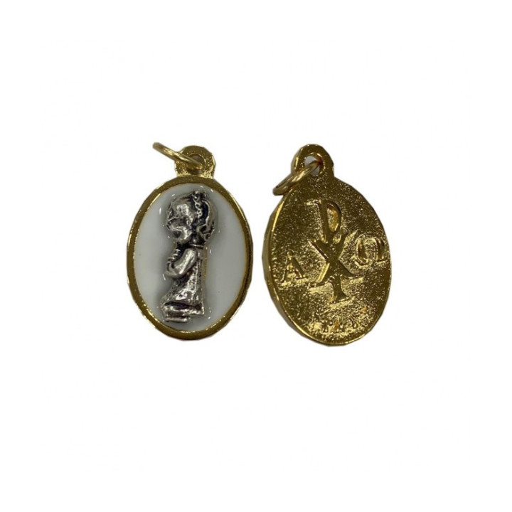 MEDALHA MENINA A REZAR