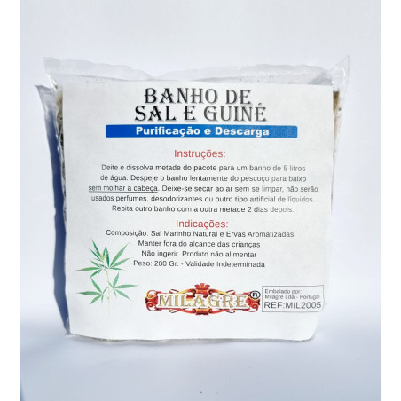 banho de sal e guiné