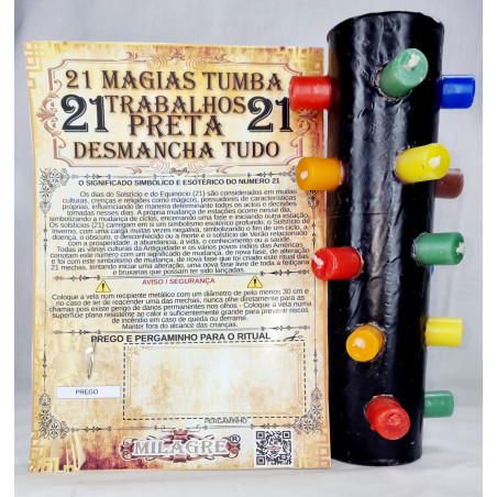 vela de hechizo negra 21 - la vela derrite todo