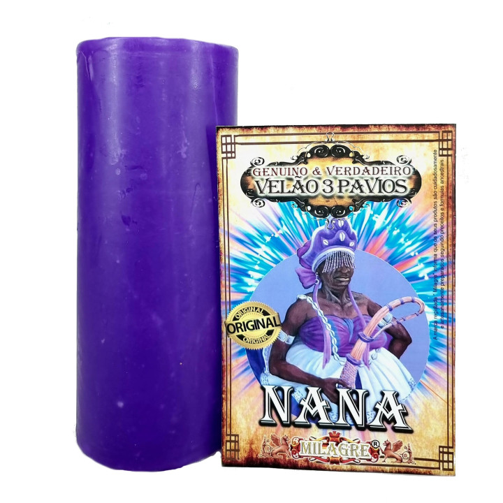 vela de 3 pavios orixá – náná