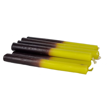 10 velas amarelas e pretas (15×15)