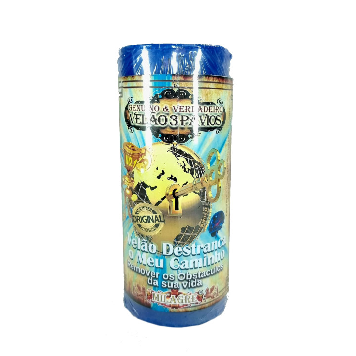 vela de 3 pavios – destranca caminho