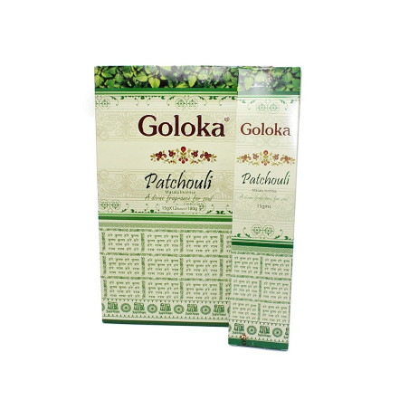 incenso goloka patchouli 15gr