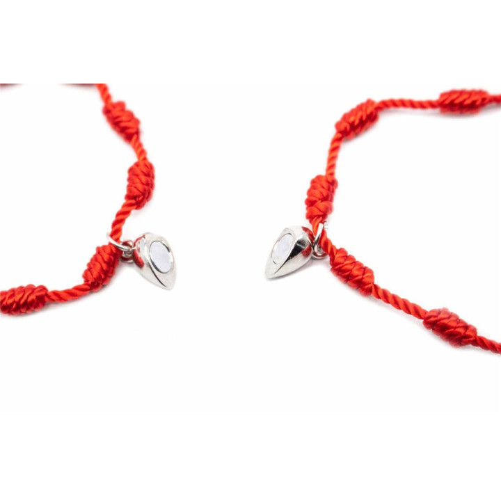 Bracciale 7 Nodi - Cuore "Imantato" 2 Unità