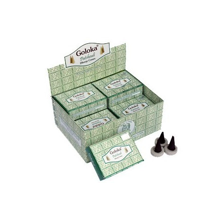 incenso cones goloka patchouli